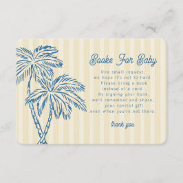 Yellow Palm Springs Pastellbücher für Babywindeln Begleitkarte