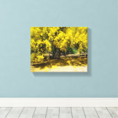 Yellow Palo Verde Tree Leinwanddruck (Insitu (Holzboden))