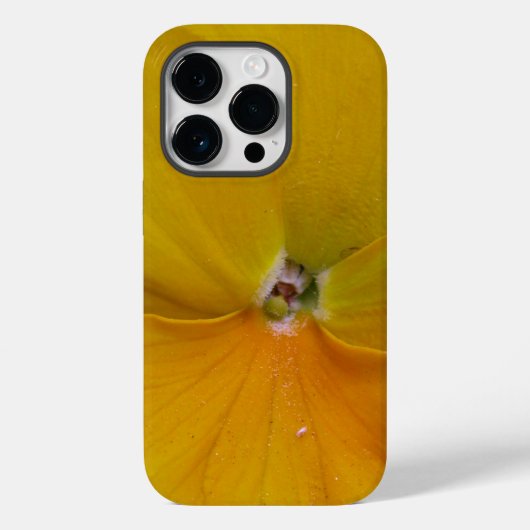 Yellow Pansy Case-Mate iPhone Hülle (Rückseite)