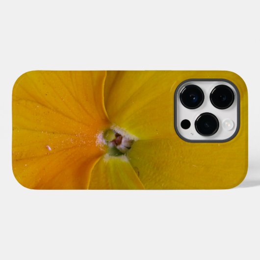 Yellow Pansy Case-Mate iPhone Hülle (Rückseite (Horizontal))