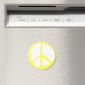Yellow Peace Magnet (In Situ (Geschirrspüler))
