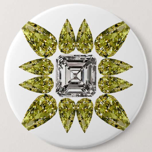 Yellow Peel Diamond Button (Vorderseite)