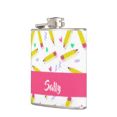 Yellow pencils and scrabbles on white flachmann (Links)