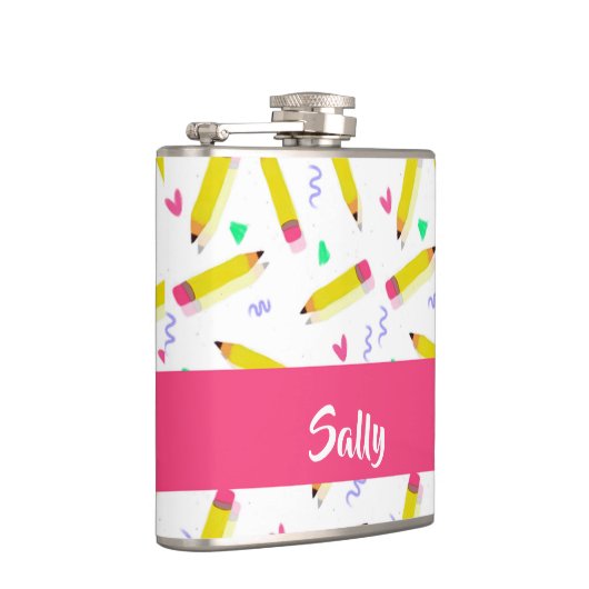 Yellow pencils and scrabbles on white flachmann (Rechts)