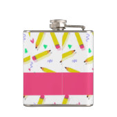 Yellow pencils and scrabbles on white flachmann (Rückseite)