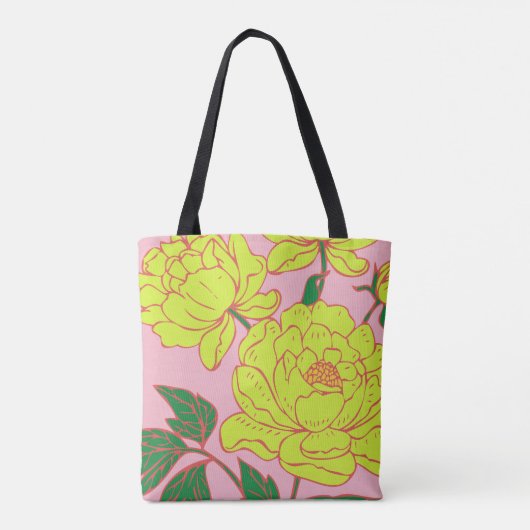 Yellow Peonies #2 Tasche (Rückseite)