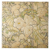 Yellow Peonies Fliese (Vorderseite)