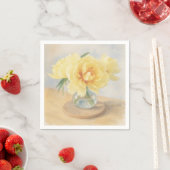 Yellow Peonies - Napkins Serviette (Beispiel)