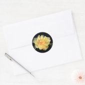 Yellow Peony Wedding Umschlag Aufkleber Stickers (Umschlag)