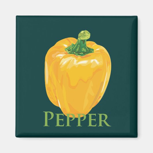 Yellow Pepper Magnet (Vorne)