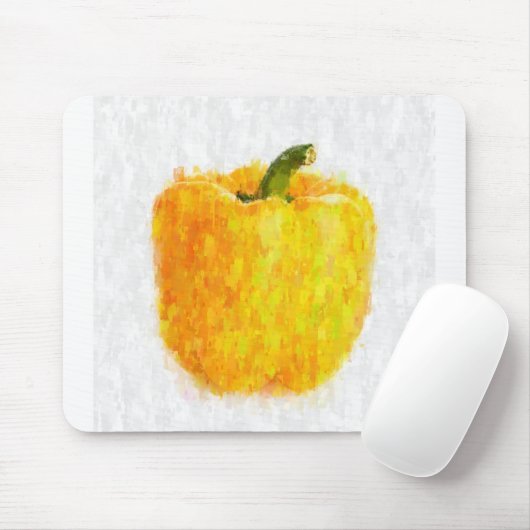 Yellow Pepper Mousepad (Mit Mouse)