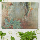 Yellow Perch by S.A. Kilbourne, Vintage Fish Geschirrtuch (Gefaltet)