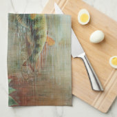 Yellow Perch by S.A. Kilbourne, Vintage Fish Geschirrtuch (Viertel Falte)