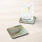 Yellow Perch by S.A. Kilbourne, Vintage Fish Getränkeuntersetzer (Rechte Seite)