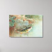 Yellow Perch by S.A. Kilbourne, Vintage Fish Leinwanddruck (Vorderseite)