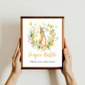Yellow Peter Rabbit Kinderduschmaschine Windelwann Poster