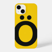 Yellow Phone Case with Trendy Moda iPhone Hülle (Rückseite)