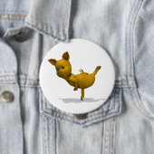 Yellow Pig Arabesque Button (Beispiel)