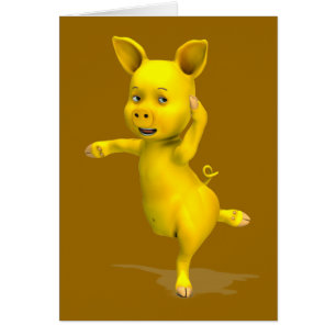 Yellow Pig Attitude
