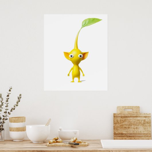 Yellow Pikmin Poster (Küche)