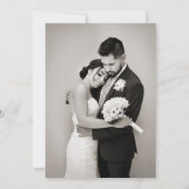 Yellow Pink Floral Watercolor Wedding Einladung (Rückseite)