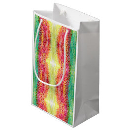 Yellow, Pink, Green Bright Magic Gift Bag Kleine Geschenktüte