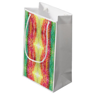 Yellow, Pink, Green Bright Magic Gift Bag Kleine Geschenktüte