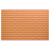 Yellow Pink Polka Dot Ostereier Jagd Springtime Stoff (Yard (91,4 cm))