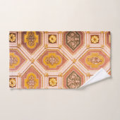Yellow Pink Ungarische Architektur Badhandtuch Set (Handtuch)