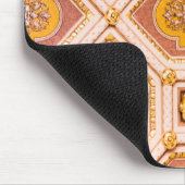 Yellow Pink Ungarische Architektur Mousepad (Ecke)