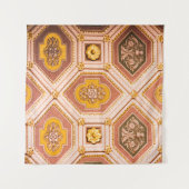 Yellow Pink Ungarische Architektur Wandteppich (Vorderseite (Horizontal))