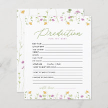 Yellow Pink Wildblume Vorhersage für Kinderspiel