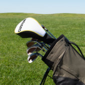YELLOW Piping Custom Golf Driver Headcover Blank (In SItu)