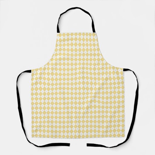 Yellow Plaid Pattern Schürze (Vorderseite)