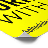 YELLOW-Planungs-Informationen Poster (Ecke)