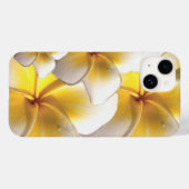 Yellow Plumeria Blume iPhone Case|Tropical Floral Case-Mate iPhone Hülle (Rückseite (Horizontal))