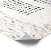 Yellow Plumeria Frangipani Hochzeitsdiagramm Poster (Ecke)