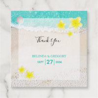 Yellow Plumeria Frangipani Tropical Beach Wedding