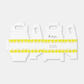 Yellow Plumeria Frangipani Wedding Geschenkschachtel (Ungefaltet)