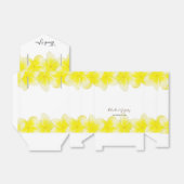Yellow Plumeria Frangipani Wedding Geschenkschachtel (Ungefaltet)