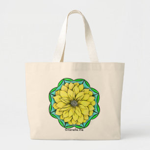 YELLOW POINSETTIA Tote Tasche
