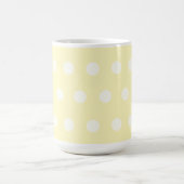 Yellow Poka Dots Kaffeetasse (Mittel)