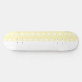 Yellow Poka Dots Skateboard (Horizontal)