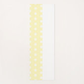 Yellow Poka Dots Yogamatte (Vorderseite)
