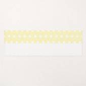 Yellow Poka Dots Yogamatte (Vorderseite (Horizontal))