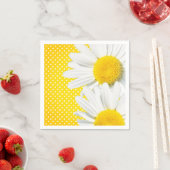 Yellow Polka Dot Napkins Serviette (Beispiel)
