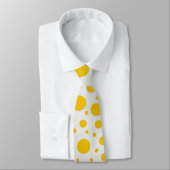 Yellow Polka Dot Neck Tie Krawatte (Gebunden)