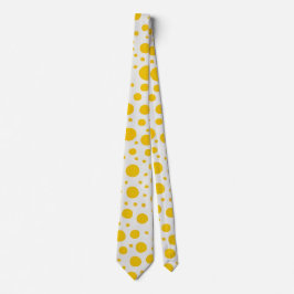 Yellow Polka Dot Neck Tie Krawatte