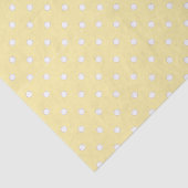 Yellow Polka Dot Pattern Seidenpapier (Ausschnitt)