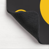 Yellow Polka Dots Mousepad (Ecke)